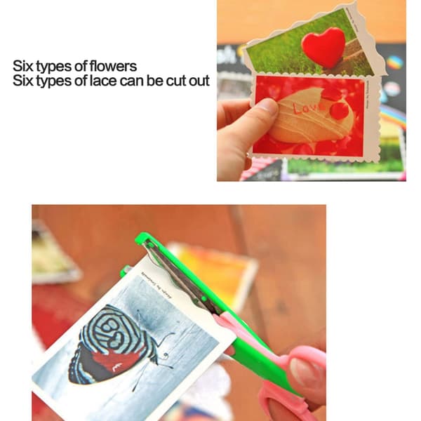 6 stk. barnesikkerhetssakser Ergonomisk grep Hobbysakser for scrapbooking