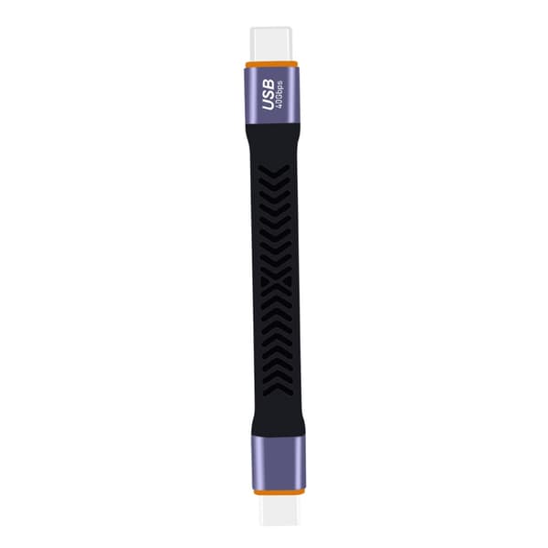 USB4.0 Kort kabel USB C til USB C-tilkobling 100W lading, 40 Gbps overføring