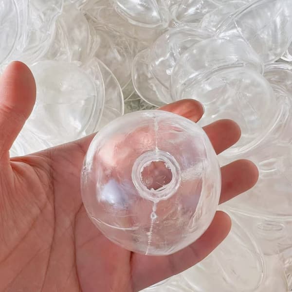 Lättviktig 6 cm tom bollskal för DIY sensorisk leksak och avslappning 3PCS