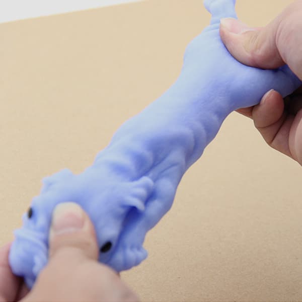 DIY sensorisk legetøj Papa hund form dekompressionslegetøj til børn og voksne Blue