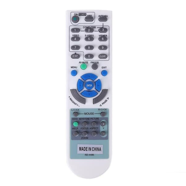 Fjernkontrollerstatning for NEC-projektor RD-448E Lang kontrollavstand