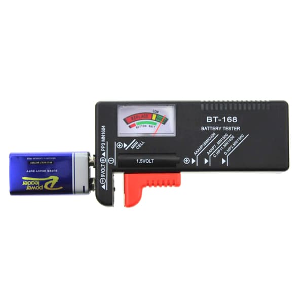 Universal Batteritester for AA AAA 9V 1.5V Knappcellebatterier