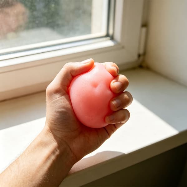 TPR sensorisk legetøj tilfældigt mønster klemmebold til stressafslapning 4cm