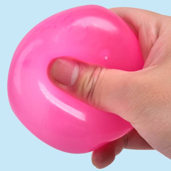 Färgglada isbitsformade stressbollar Kreativ sensorisk leksak för alla åldrar Blue