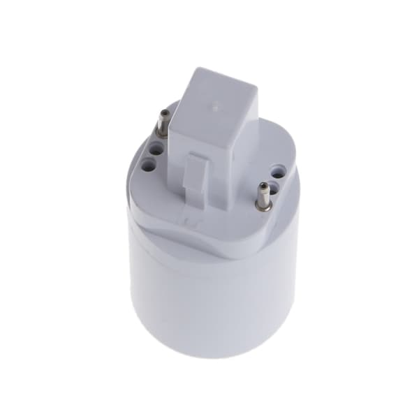 G24 til E27 Fatning Skrue LED Lampe Halogen Pære Adapter Konverter