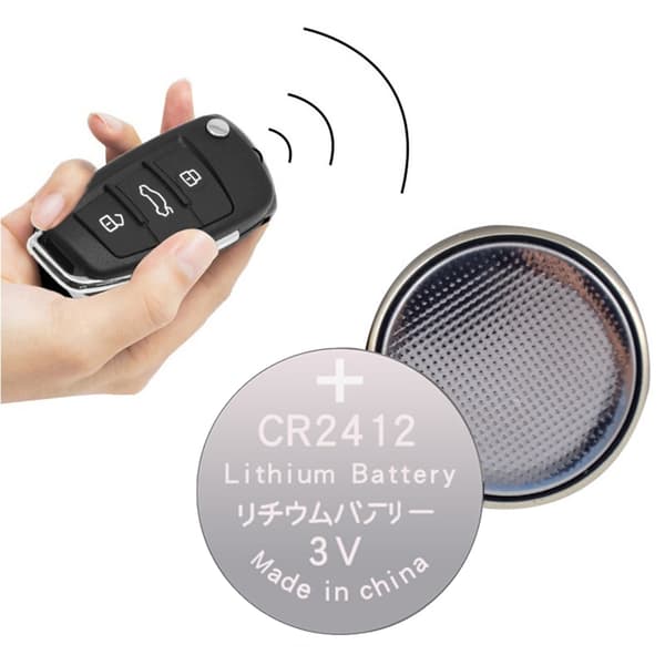 CR2412 Batterier 3V Lithium Knapcelle Batteri Ideel Til Små Enheder Gadgets