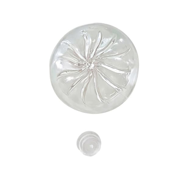 Kimalteet Dumpling Sticky Toy Elastinen Läpinäkyvä Aistinvarainen Puristuspallo 5