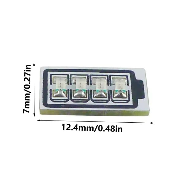 1S 3.7V Litium Batterikapasitetsindikator Modul 4.2V LED Display Indikator