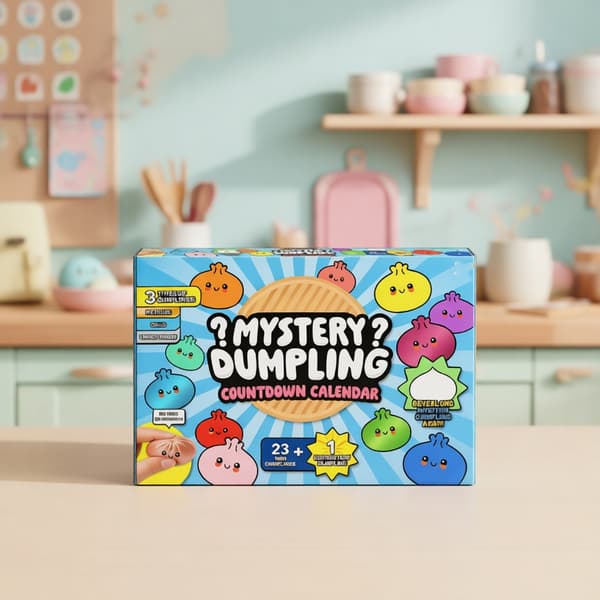 Sød Mini Dumpling Stressbold Med Tilfældige Stilarter Til Voksne Og Børn A