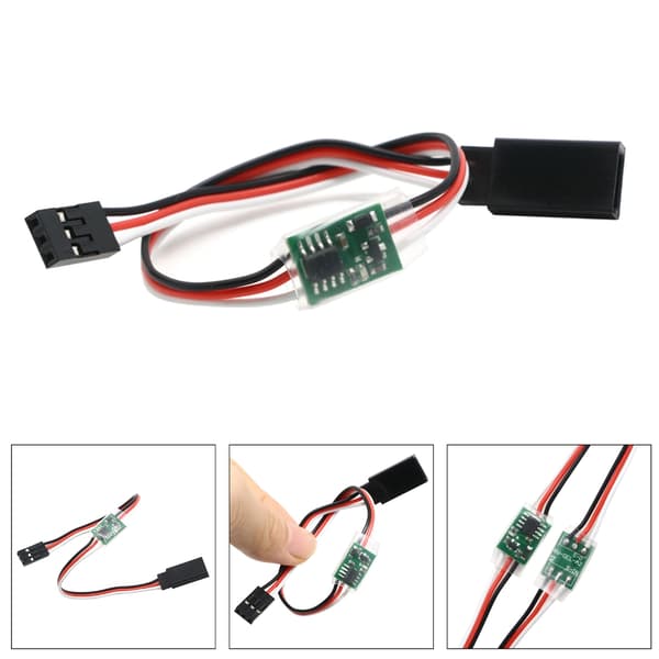 Sakte servomodul - 5V-6V for RC-modeller Leker - Hastighetsreduserer 5V til 6V