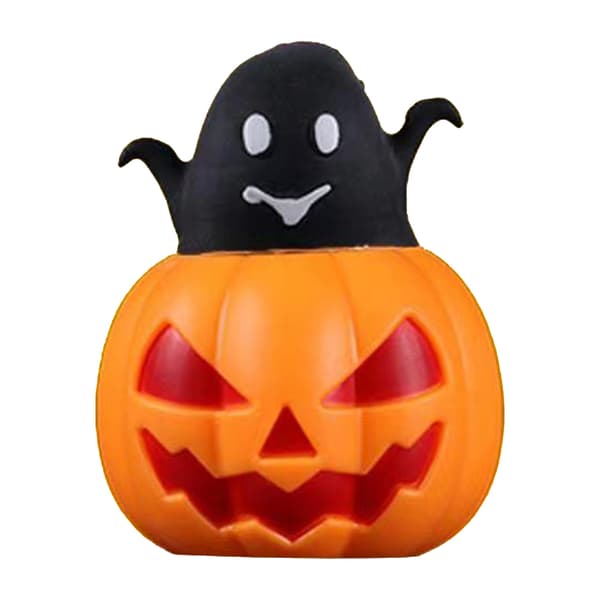 TPR Græskar, der springer ud, spøgelse Halloween Squeeze Græskar Fidget Legetøj til Autisme