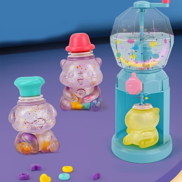 DIY Venting Toy Set Sensorisk Maltos Kläm Tecknad Djur Sensorisk Glitter 2