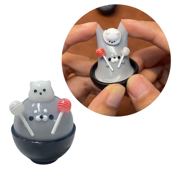 Unik Säl Stressboll Elastisk Gummi Sensorisk Leksak Klämleksak Grey