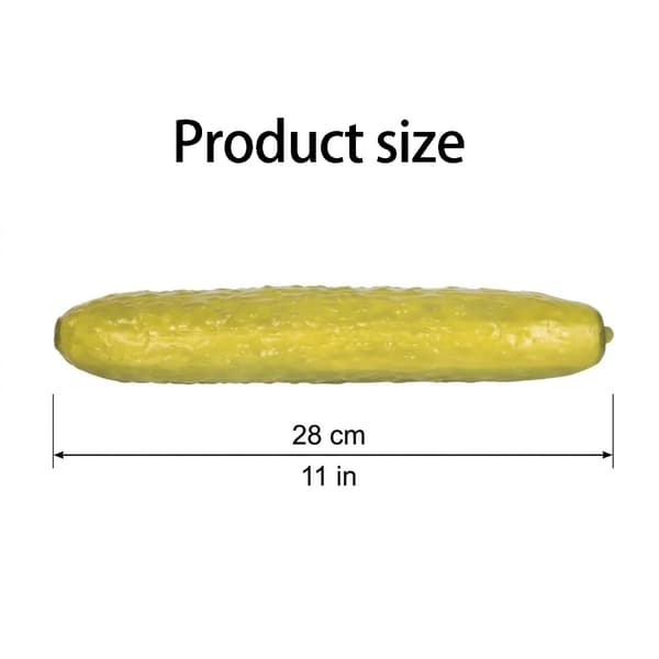 Extra stor sensorisk fidgetleksak, rolig form, gurkdesign, klämleksak