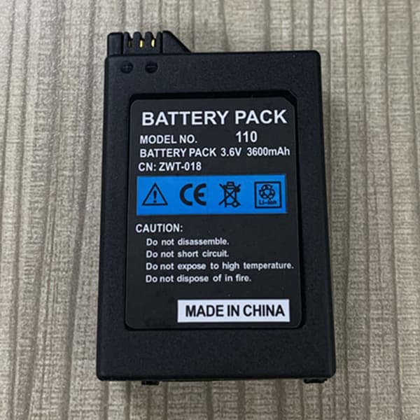 3600mAh batteri til konsol-gamepad bærbar 3000