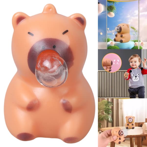 Afstressende klemme-stress-capybara til piger, stress-boblelegetøj