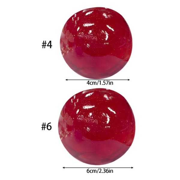 Unik TPR Klar Klemmebold Håndlavet Sensorisk Afslapningsgave 4cm