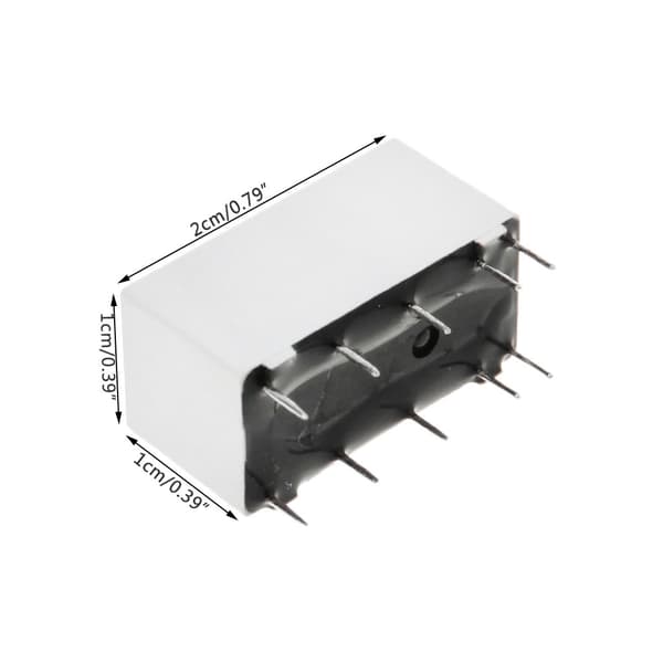 5V Spole Bistabil Låsende Relæ DPDT 2A 30VDC 1A 125VAC HFD2/005-S-L2-D Relæ
