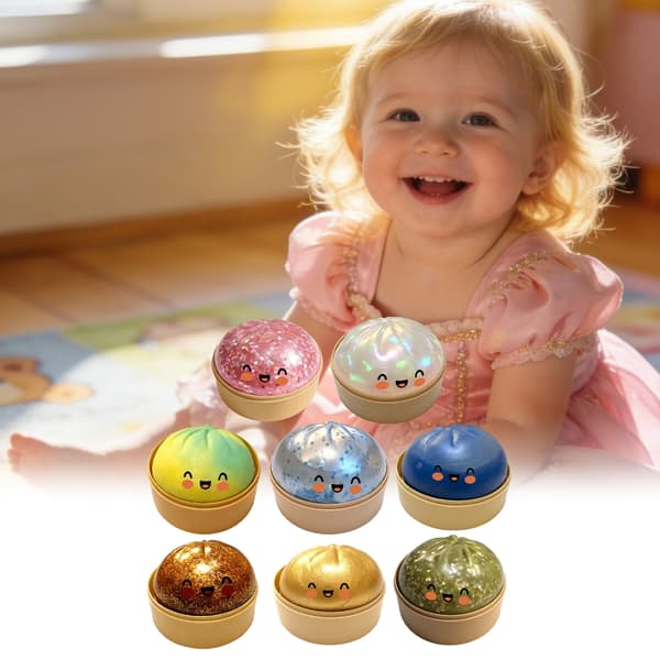 Multifunktionel 5 stk. Glitters Dumpling Press Legetøj Ideel til Bageentusiaster 5