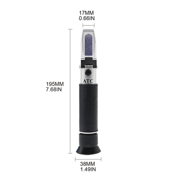 Saltkonsentrasjonstester Salinometer med automatisk temperaturkompensasjon
