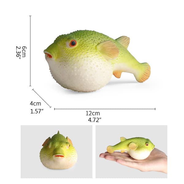 Fidget Marine Dyr Model Figurer til Små Piger Julegave Kagepynt