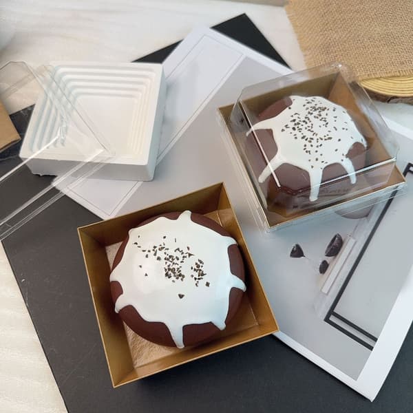 Chokoladebrød Stressaflaster Blødt Klemme Sensorisk Strækbart Legetøj til Alle Aldre White