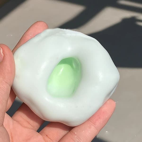 Återanvändbar TPR Sensorisk Boll Ångestlindrande Pryl Kompakt Design Barn Vuxna Taro paste