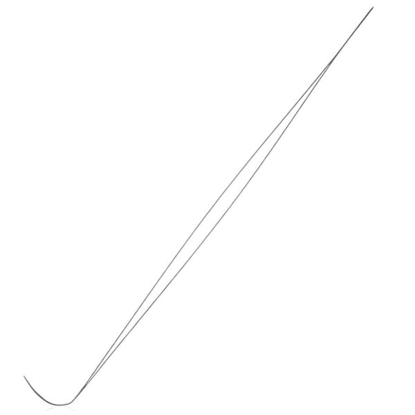 5 STK Store Øje Buede Perlenåle Rustfrit Stål Synåle DIY Perlespinder Nåle