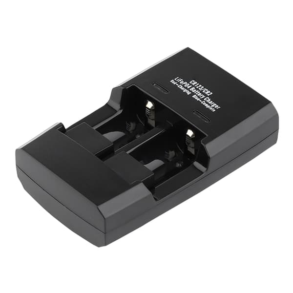 Batterilader 2-spors USB-batterilader Bærbar lader for RCR123 RCR2