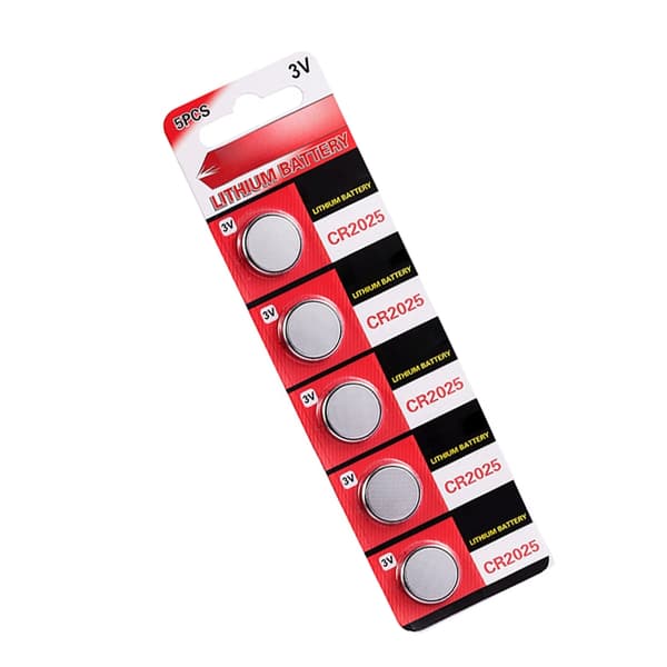CR2025 3V Lithium Knapcelle Miljøvenlige CR2025 Batterier