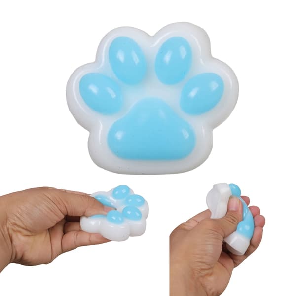 Mellow Squeeze Paws Killing Blød Bounce Udluftningslegetøj Blødt Squeeze Paws Legetøj Pink