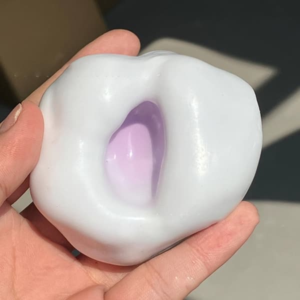 Gjenbrukbar TPR Sensorisk Ball Angstlindrende Gadget Kompakt Design Barn Voksne Matcha