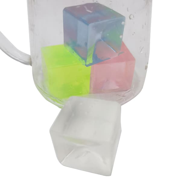 Ice Cube Blød Klemmelegetøj TPR IceRock Legetøjsbolde Børn Stressaflastende Legetøj