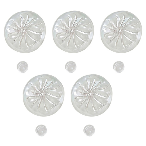 Glitters Dumpling Sticky Toy Elastisk Gennemsigtig Sensorisk Klemmebold 5
