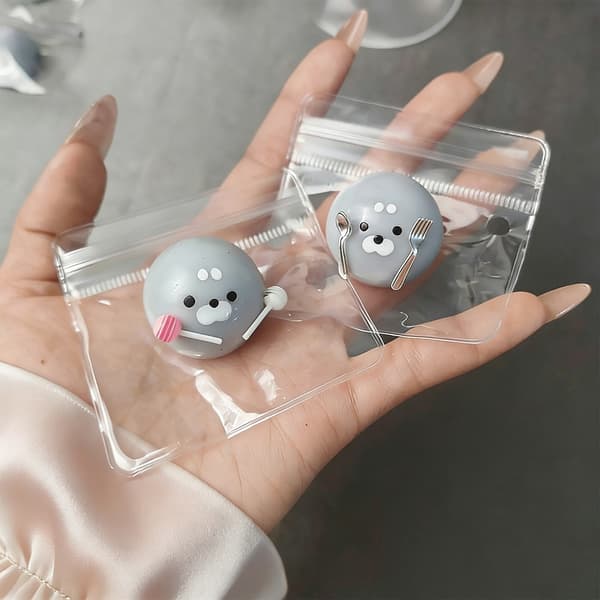 Chubby sensorisk leketøy angstlindring sel gadget kompakt design barn voksne Fork and spoon
