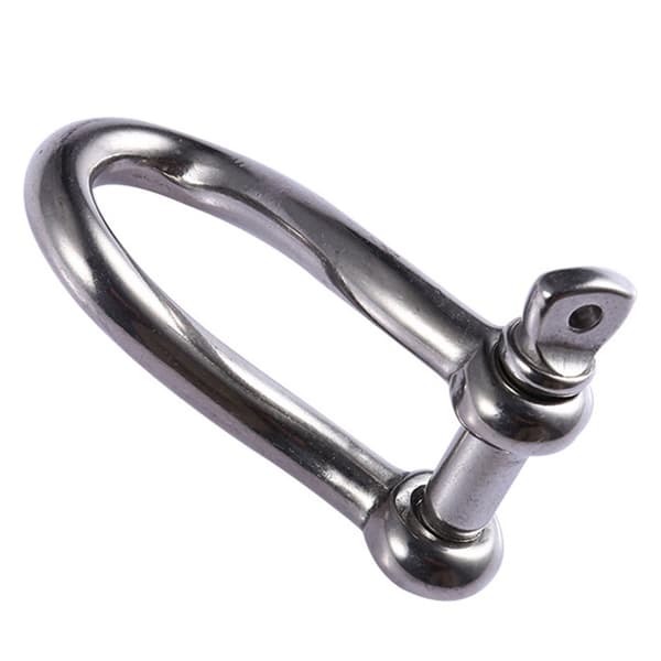 Vridd sjakkel kraftig sjakkel for seiling rustfri vridd sjakkel