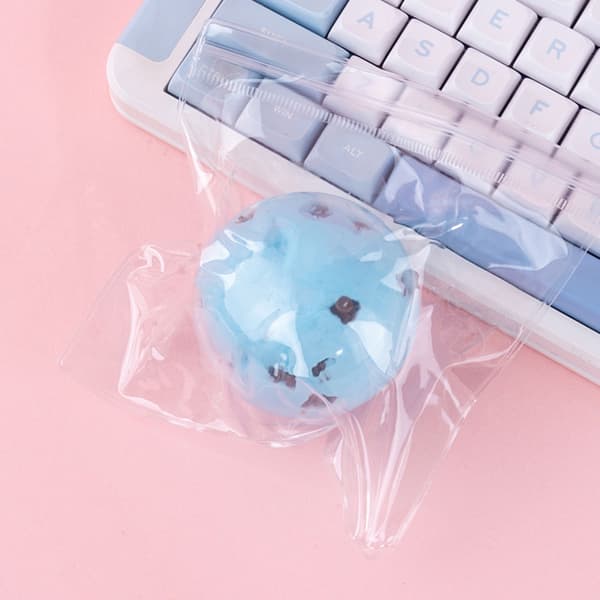 Anpassningsbar Långsam Studs Klämleksak Sensorisk Lek Stressboll för Alla Åldrar Mashed taro