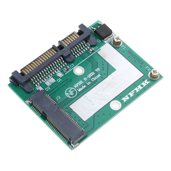 mSATA til 2,5 tommer SATA3 6 Gbps SSD-adapterkonverterkort Mini PCIE SSD-adapter