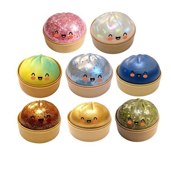 Multifunktionel 5 stk. Glitters Dumpling Press Legetøj Ideel til Bageentusiaster 5