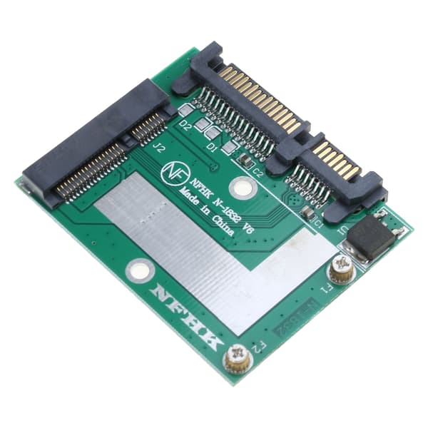mSATA til 2,5 tommer SATA3 6 Gbps SSD-adapterkonverterkort Mini PCIE SSD-adapter