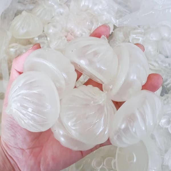 DIY Transparent Soppdumpling Stressboll med Lock Lämplig för Barn och Vuxna 2