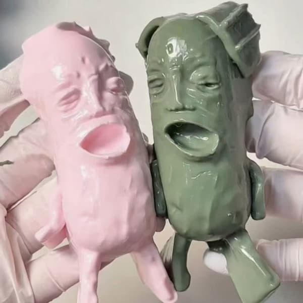 Holdbart Plankton Klemmelegetøj Håndterapi Træningsenhed Stresslindring Pink