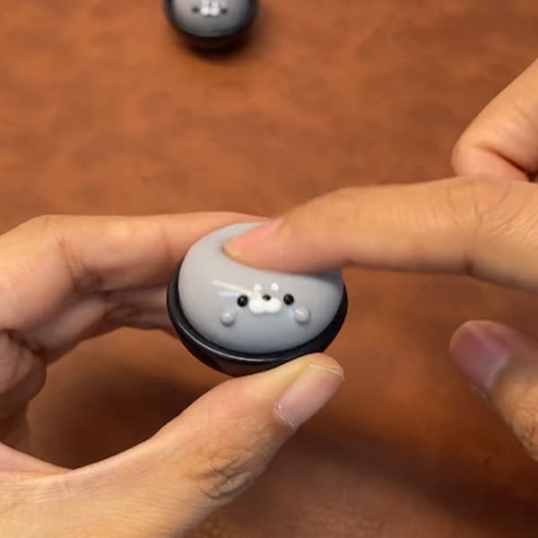 Unik Säl Stressboll Elastisk Gummi Sensorisk Leksak Klämleksak Grey