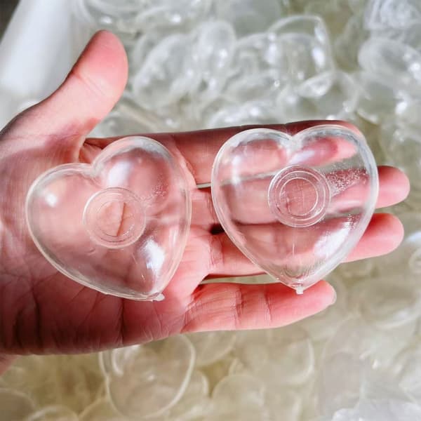 Morsom Hjerte Stressball Formbar Klemme Sensorisk Leke For Avslapning 5