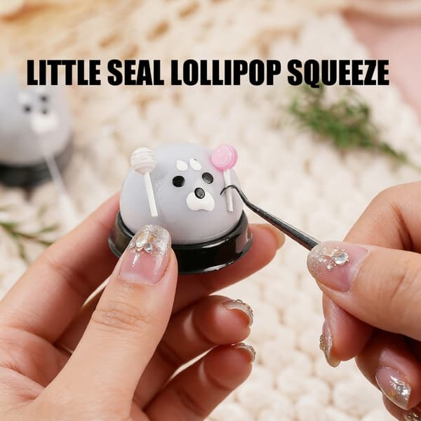 Chubby sensorisk leketøy angstlindring sel gadget kompakt design barn voksne Fork and spoon