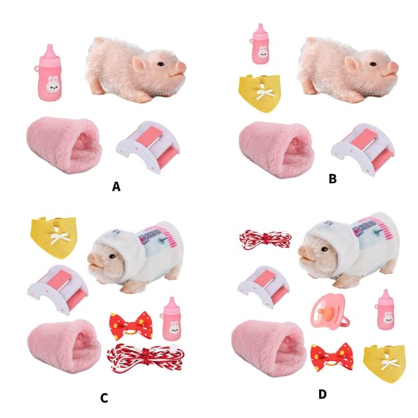 Texturerad djurklämleksak sensorisk ångestlindring handstärkande 7pcs set