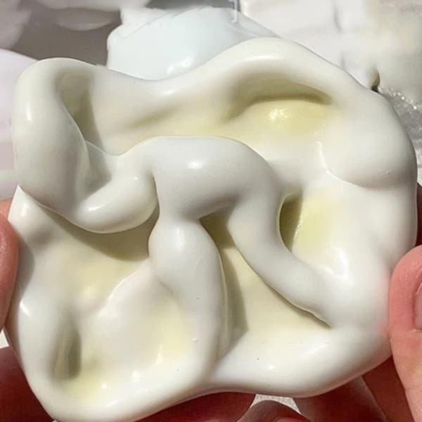 Gjenbrukbar TPR Sensorisk Ball Angstlindrende Gadget Kompakt Design Barn Voksne Taro paste
