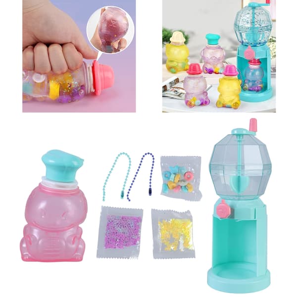 DIY Venting Toy Set Sensorisk Maltos Kläm Tecknad Djur Sensorisk Glitter 2