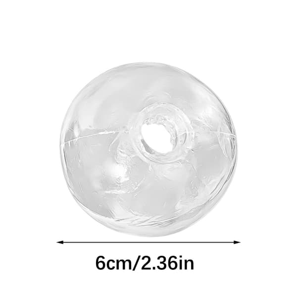 Lättviktig 6 cm tom bollskal för DIY sensorisk leksak och avslappning 10PCS