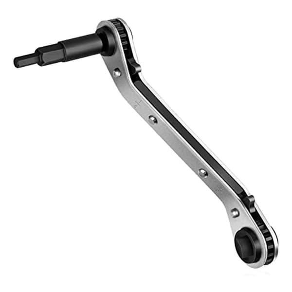 Køleservice Skruenøgle 3/8” til 1/4” 5/16'' x 1/4'' Skraldenøgle